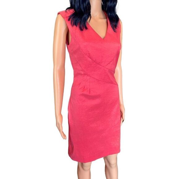 NWT W118 by Walter Baker Coral Pencil Bodycon Cocktail Dress Size Small - Picture 3 of 5